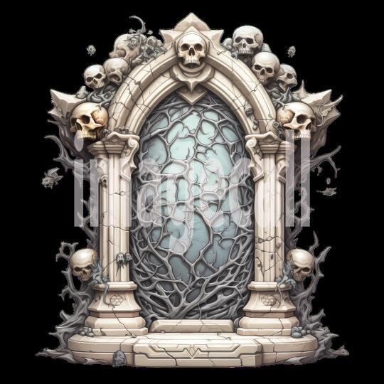 Clipart Gothic Tombstones (11)