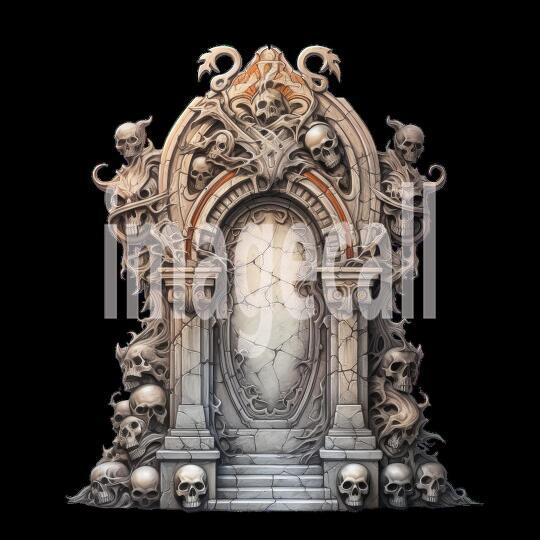 Clipart Gothic Tombstones (18)