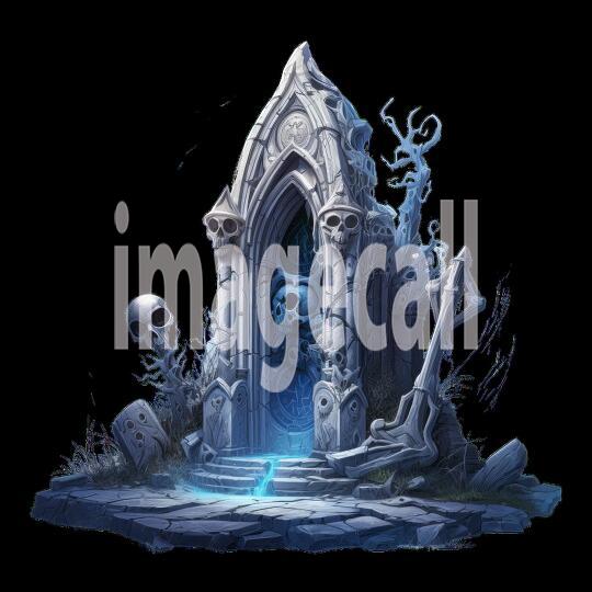 Clipart Gothic Tombstones (5)