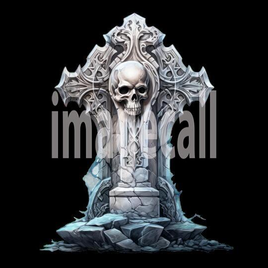 Clipart Gothic Tombstones (6)