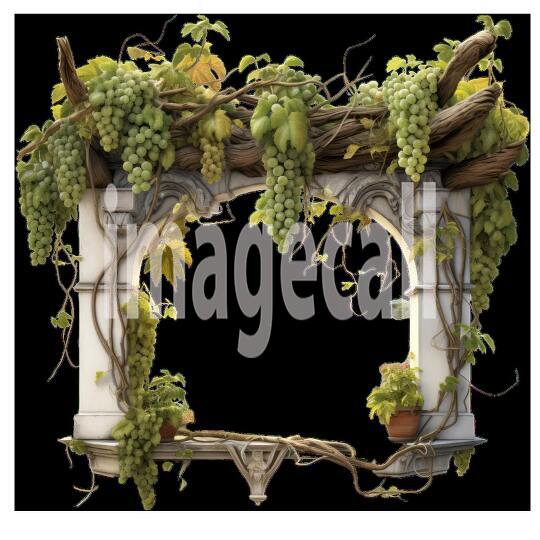 Clipart Grape Vine Terraces 11300dpi