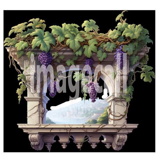 Clipart Grape Vine Terraces 12300dpi