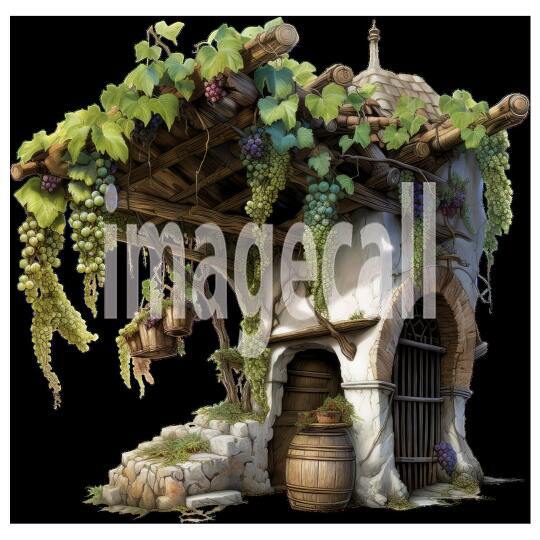 Clipart Grape Vine Terraces 13300dpi