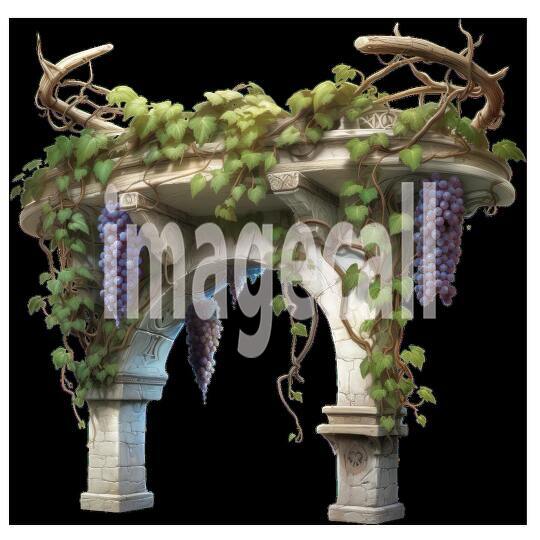 Clipart Grape Vine Terraces 14300dpi