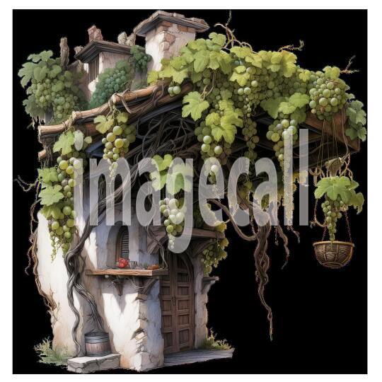Clipart Grape Vine Terraces 19300dpi