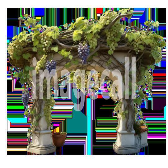 Clipart Grape Vine Terraces 3300dpi