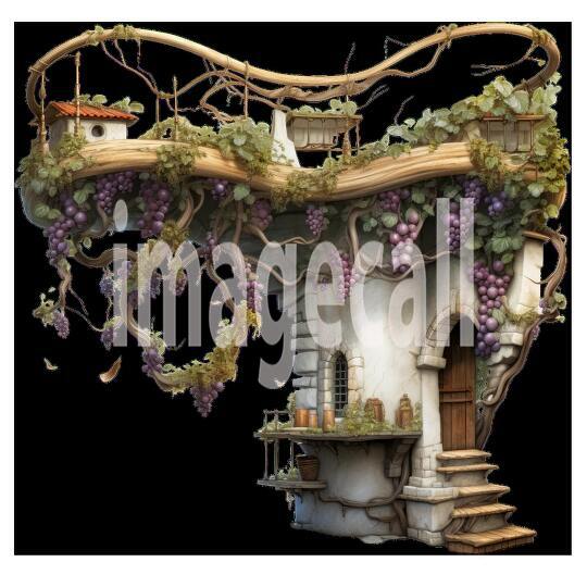 Clipart Grape Vine Terraces 4300dpi
