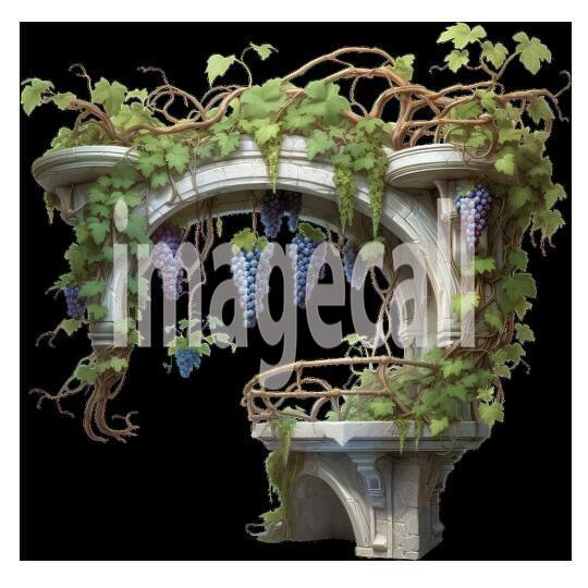 Clipart Grape Vine Terraces 5300dpi