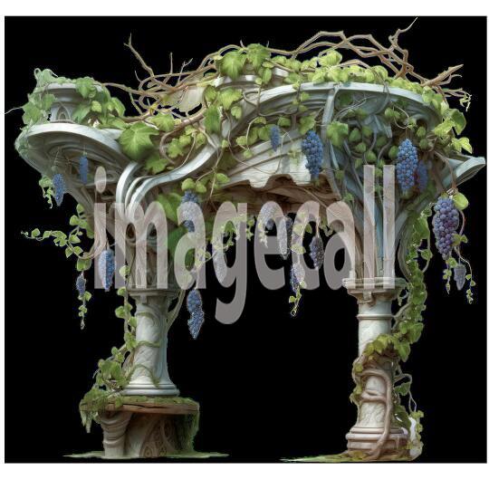Clipart Grape Vine Terraces 6300dpi