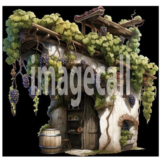 Clipart Grape Vine Terraces 8300dpi