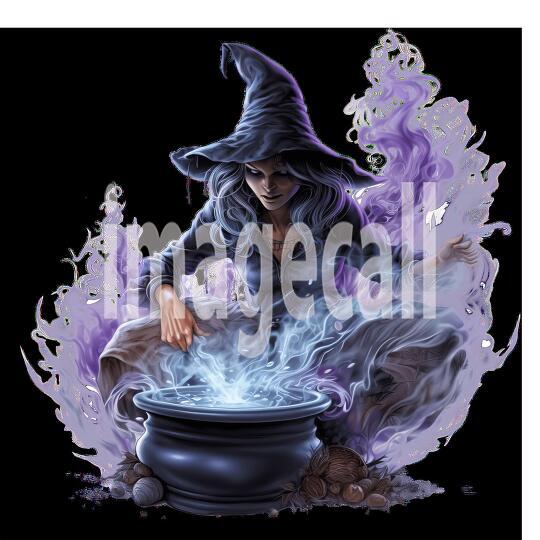 Clipart Halloween Witches 13-300dpi