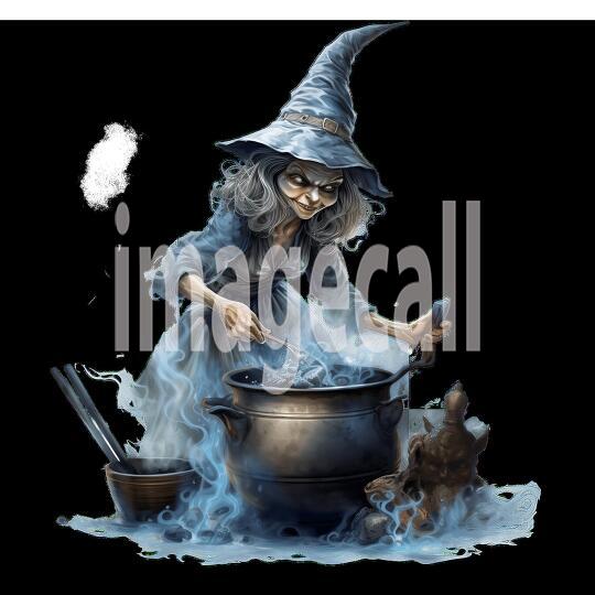 Clipart Halloween Witches 16-300dpi
