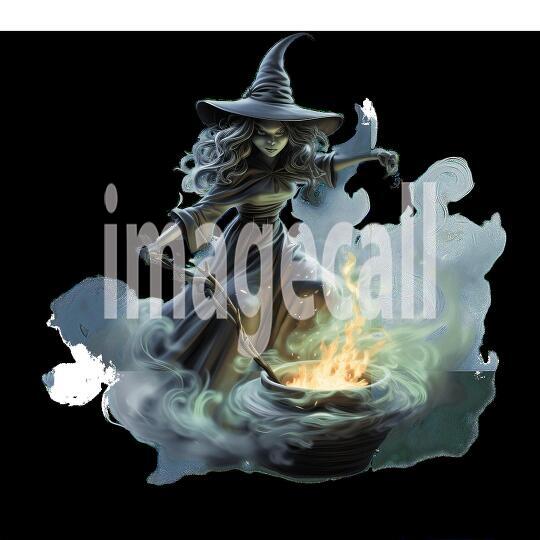 Clipart Halloween Witches 17-300dpi