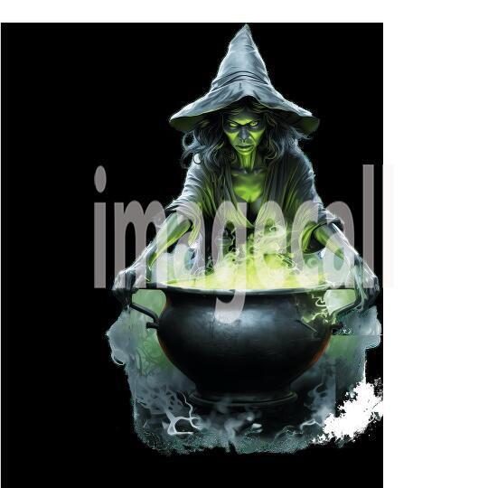 Clipart Halloween Witches 20-300dpi