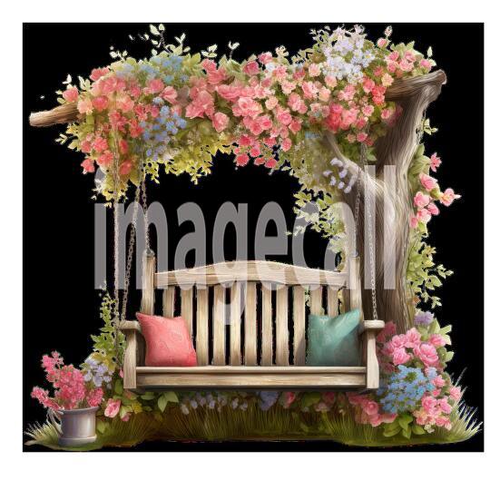 Clipart Hanging Benches 10300dpi