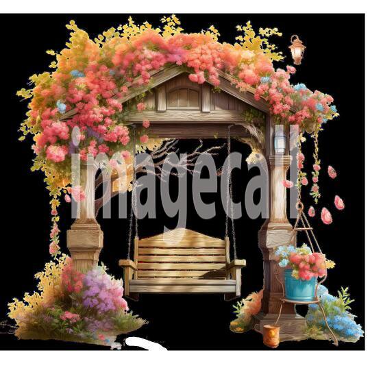 Clipart Hanging Benches 11300dpi