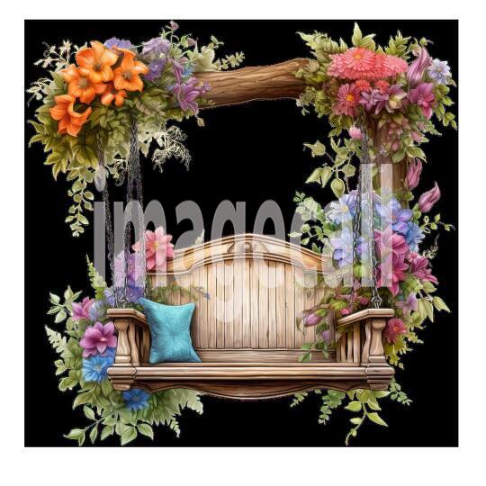 Clipart Hanging Benches 12300dpi