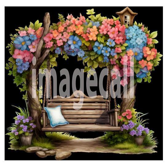 Clipart Hanging Benches 14300dpi