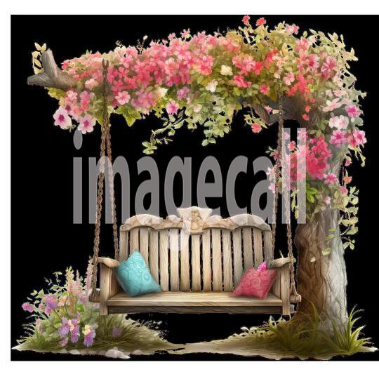 Clipart Hanging Benches 17300dpi