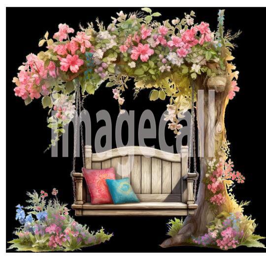 Clipart Hanging Benches 18300dpi