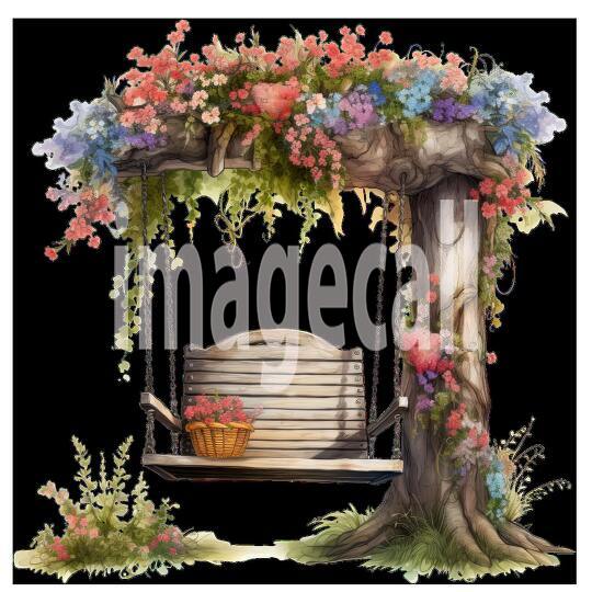 Clipart Hanging Benches 2300dpi