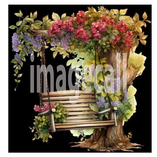 Clipart Hanging Benches 9300dpi