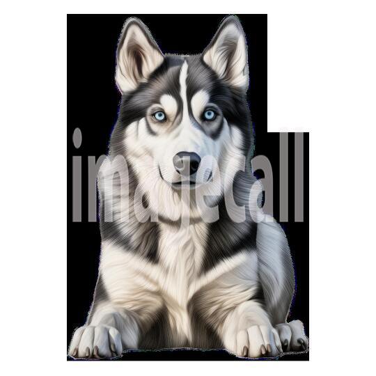 Clipart Huskey 14 - 300dpi