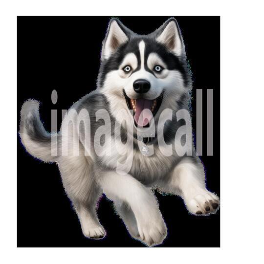 Clipart Huskey 17 - 300dpi
