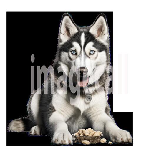 Clipart Huskey 20 - 300dpi