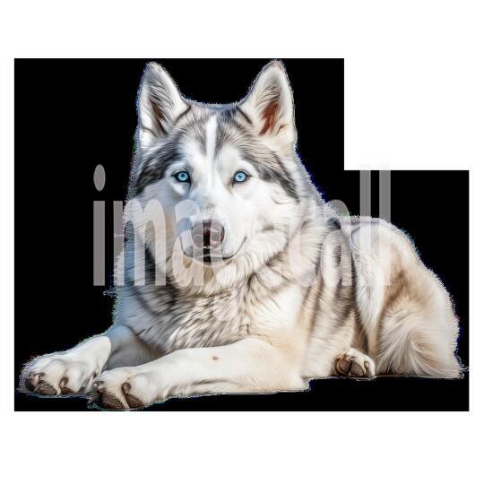 Clipart Huskey 5 - 300dpi