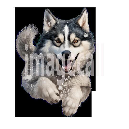 Clipart Huskey 7 - 300dpi