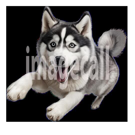 Clipart Huskey 8 - 300dpi