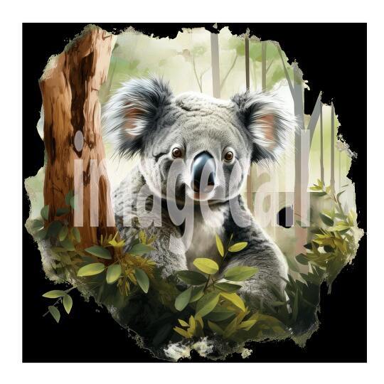 Clipart Koala Bear 1300dpi