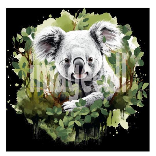 Clipart Koala Bear 4300dpi