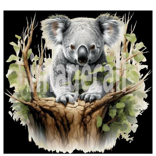 Clipart Koala Bear 8300dpi