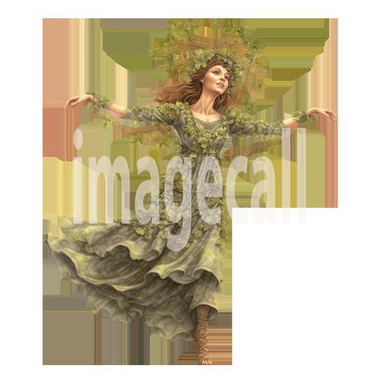 Clipart Lady Dryad (10)