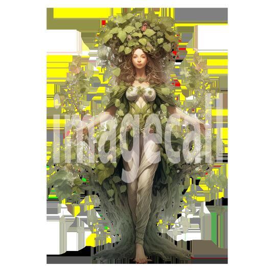 Clipart Lady Dryad (13)