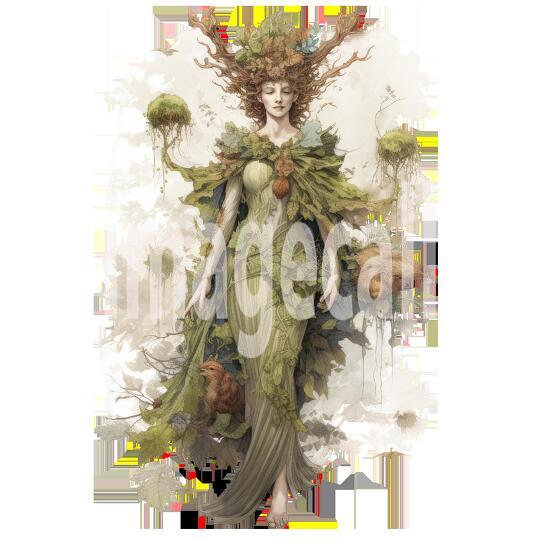 Clipart Lady Dryad (14)