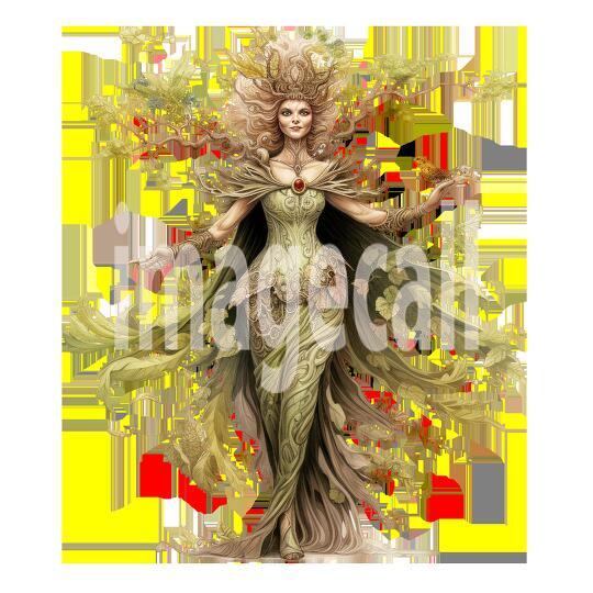 Clipart Lady Dryad (3)