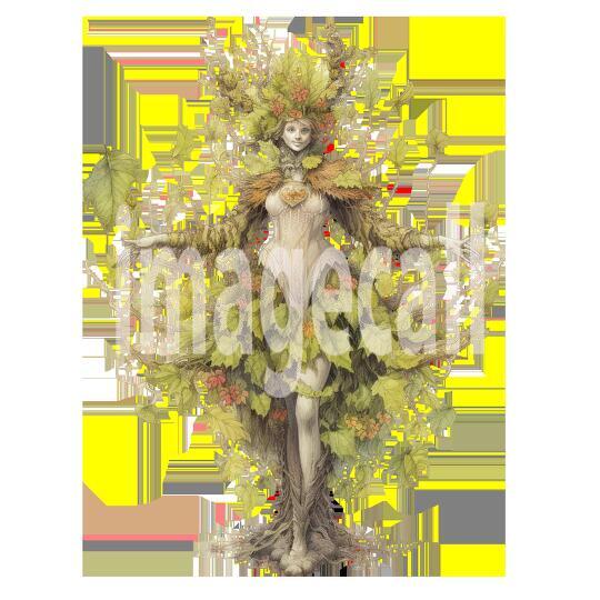 Clipart Lady Dryad (6)