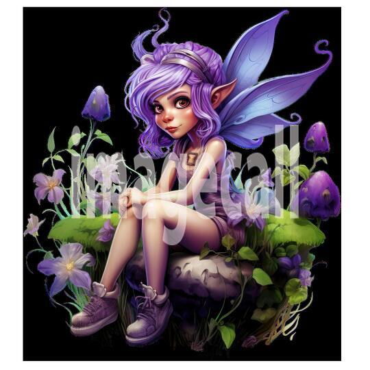 Clipart Lavander Pixie (13)