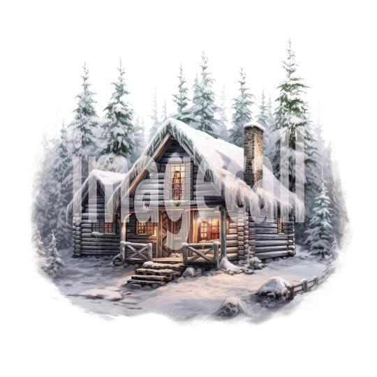 Clipart Log Cabin (10)
