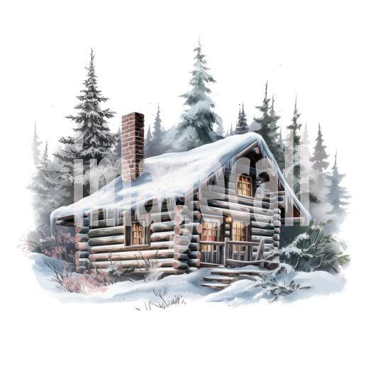Clipart Log Cabin (14)