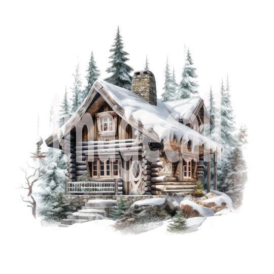 Clipart Log Cabin (20)