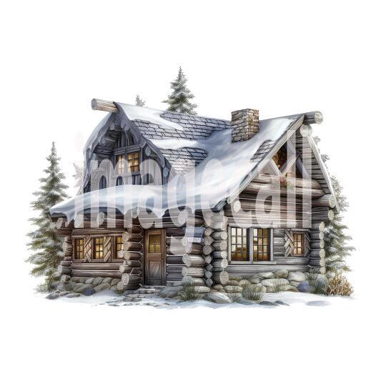 Clipart Log Cabin (4)