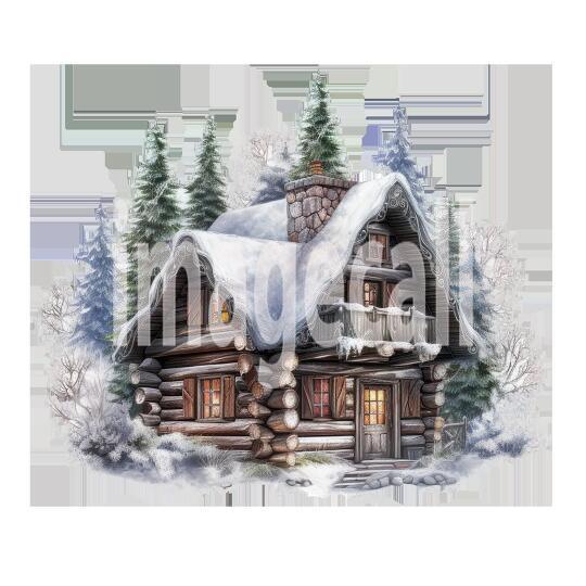 Clipart Log Cabin (5)