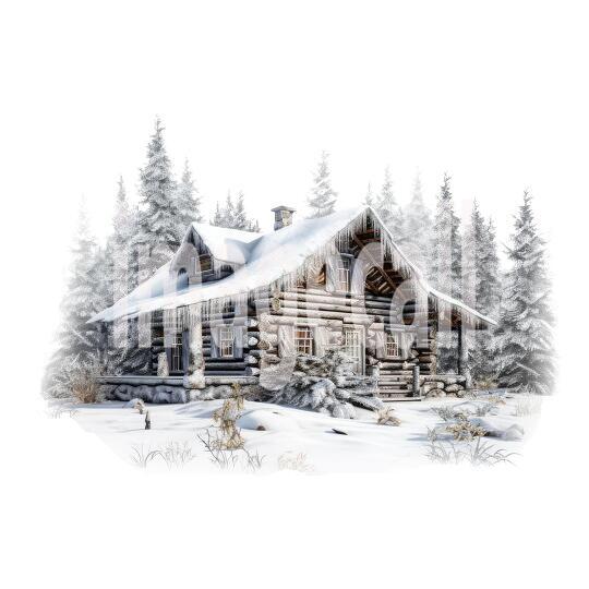 Clipart Log Cabin (6)