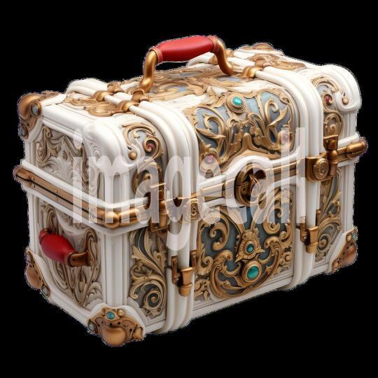 Clipart Luggage Ornamental 11 - 300dpi