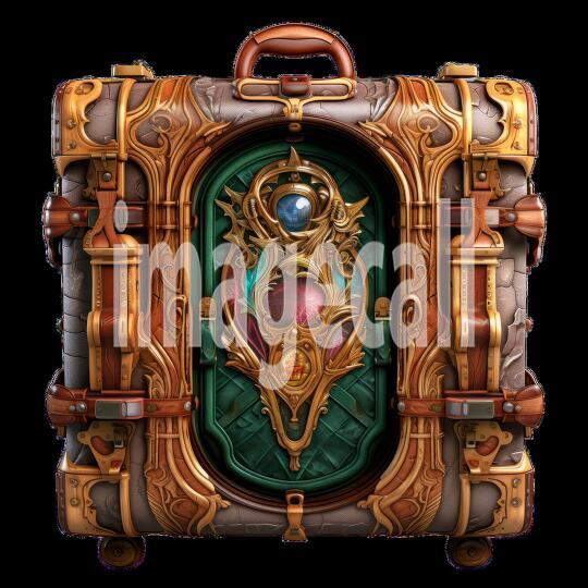 Clipart Luggage Ornamental 12 - 300dpi