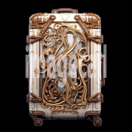 Clipart Luggage Ornamental 13 - 300dpi